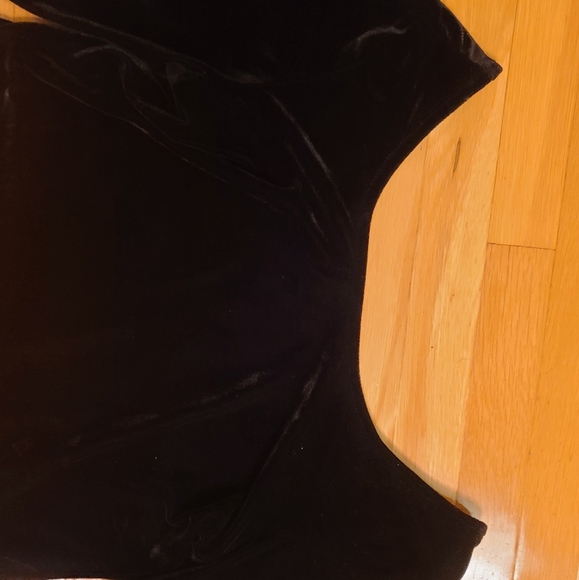 Velvet Off Shoulder Long Sleeve - Picture 4 of 5